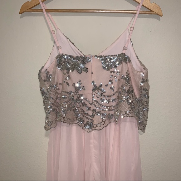 NWT ASOS Maxi Dress with Sequin Overlay - Picture 10 of 11